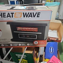 Heat Wave Infrared Heater With Remote.