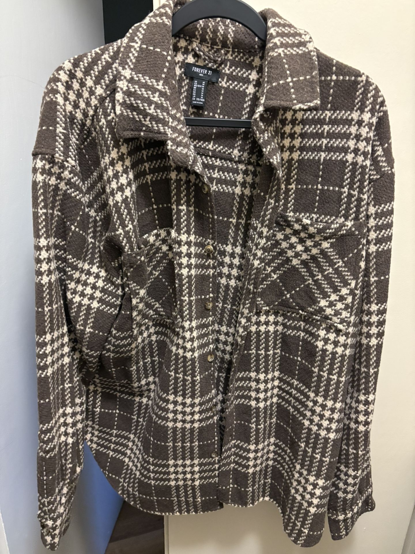 Men’s Fleece Button Up Medium
