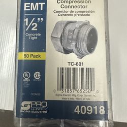 48 compression connectors in a tube,
