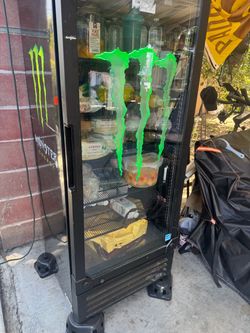 Monster Energy Single Glass Door Cooler