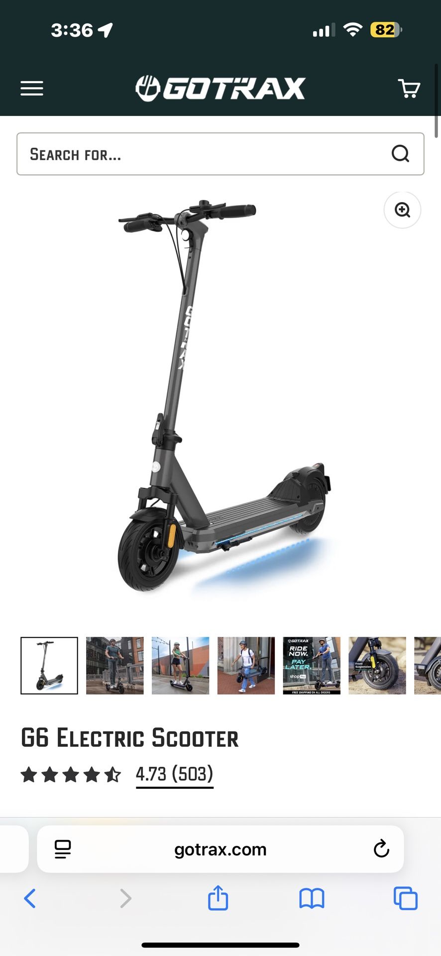 GoTrax Commuter 6