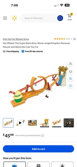 Hot Wheels The Super Mario Bros. Movie Jungle Kingdom playset