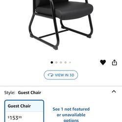 Boss Office Products Heavy Duty Caressoft Guest Chair in Black 350 lbs.