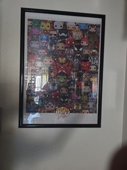 Funko Puzzle On A Frame
