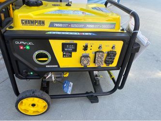 7850/6250-Watt Recoil Start Dual Fuel Portable Generator w/ Free 3-Year Warranty for Home Backup and Storm Prep
