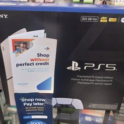PS5 Digital 825GB Brand New Sealed For Finance Option With $49 Down (No Credit Required)