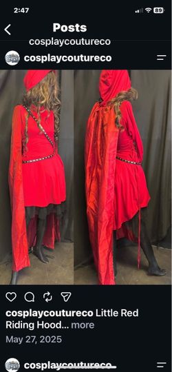 Little red riding hood costume