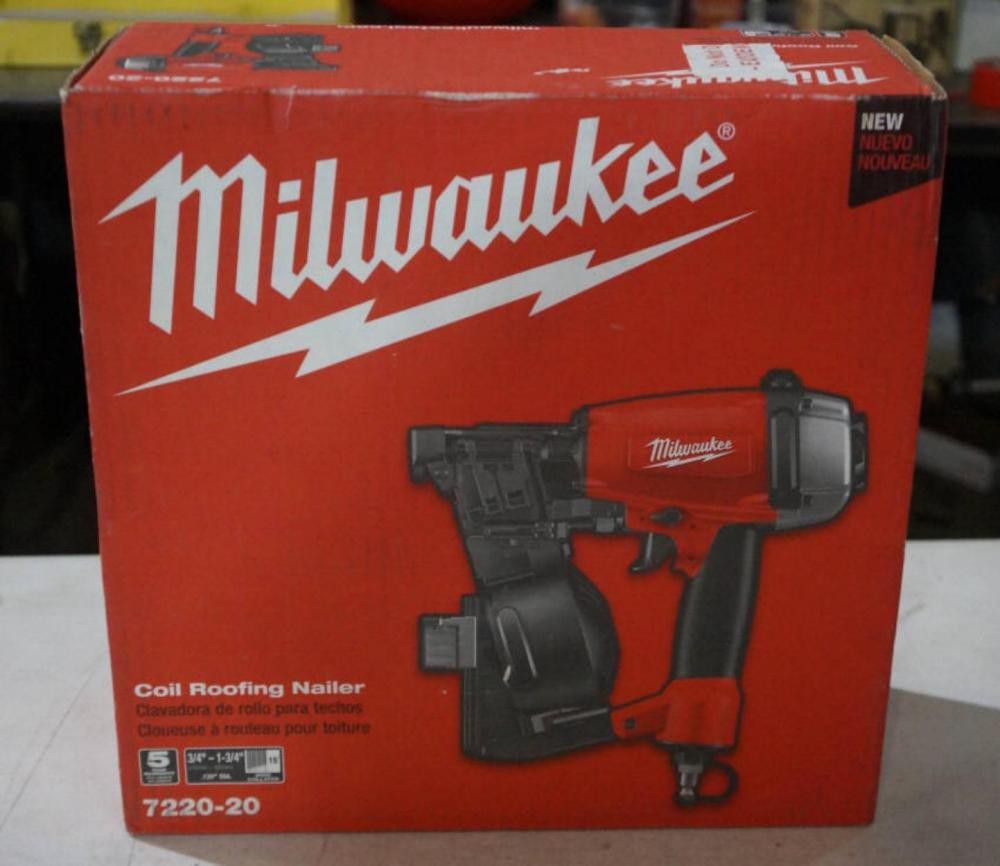 NEW MILWAUKEE COIL ROOFING NAILER