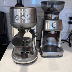 Breville Espresso Machine + Grinder Set