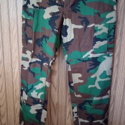 Military Woodland Camouflage Trousers 