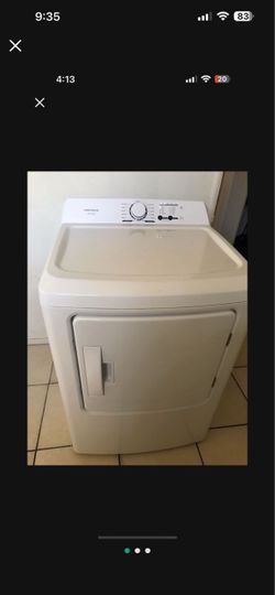 Insignia White Electric Dryer