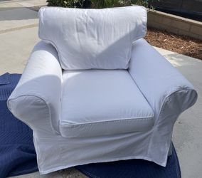 White IKEA Armchair