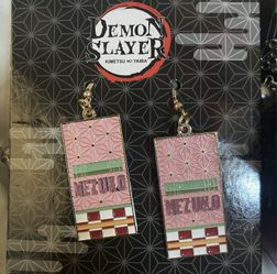 Pink Anime Earrings 