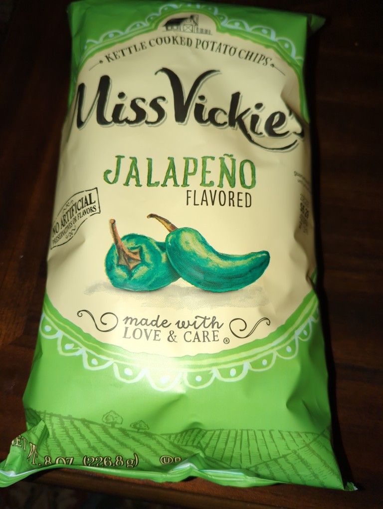 Free 8OZ Bag Of jalapeno kettle Chips