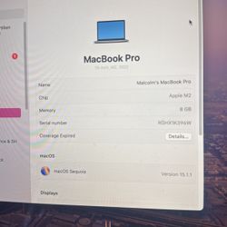 MacBook Pro M2 2022 – Excellent Condition – Ready to Use