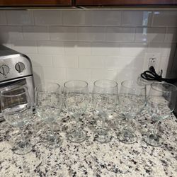 6 Red Wine Glasses