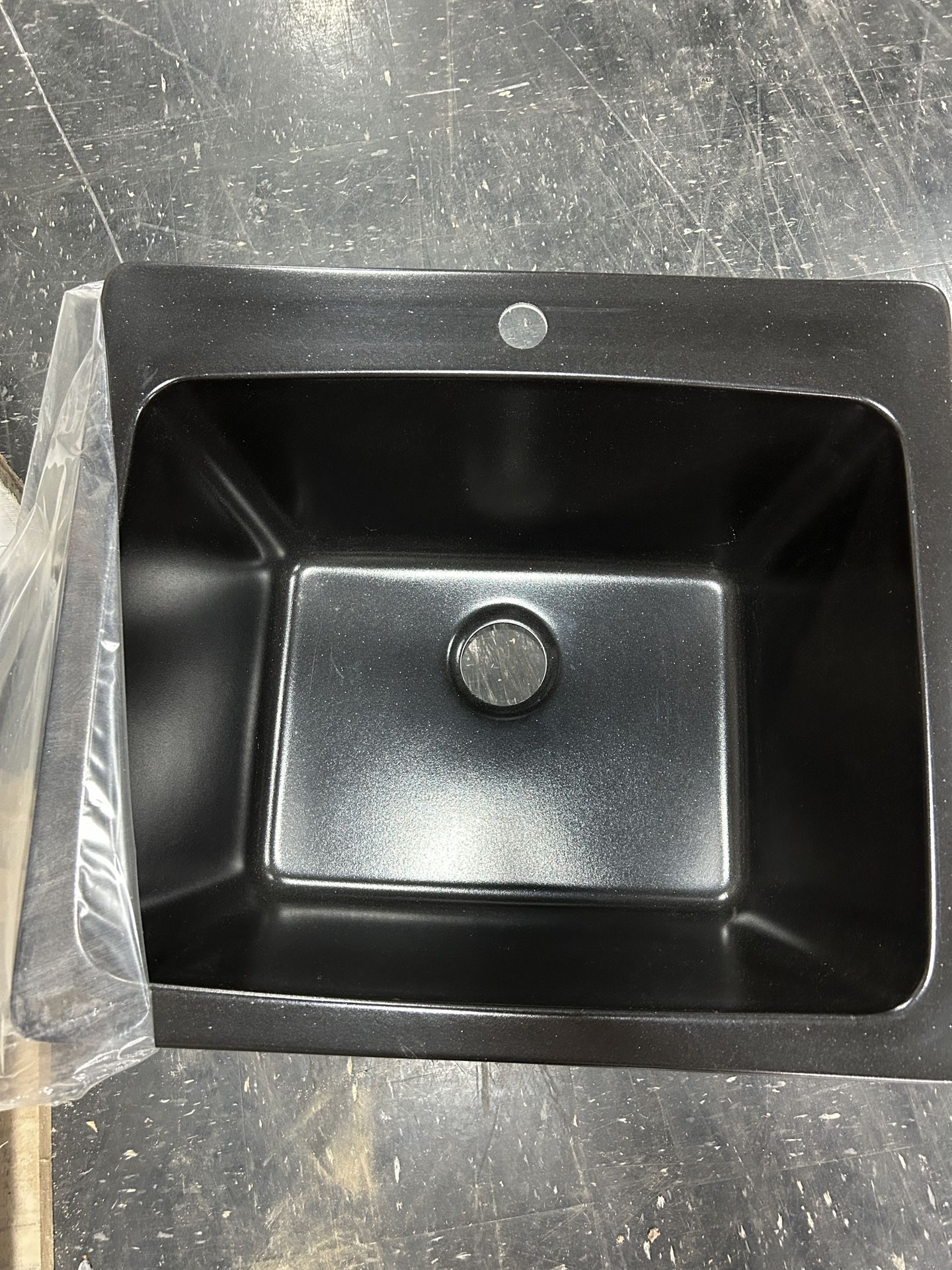 Cast Acrylic Black Sink