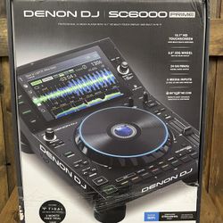 Denon DJ SC6000 Prime Media Player In Box W/ Cords *5960