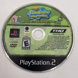 SpongeBob SquarePants Battle for Bikini Bottom PS2 PlayStation 2 -- DISC ONLY