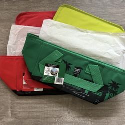 Set of 2 NWT Trader Joe's mini insulated cooler bags