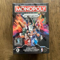 Lot Of (2) 2023-24 Monopoly Prizm NBA Trading Cards Booster Box - New Sealed Blaster