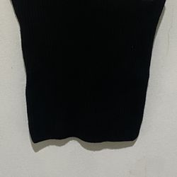 NWT Black Ribbed Tube Top says one size but fits Small