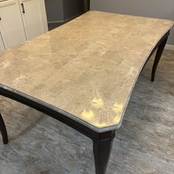 Marble Dining Table With 6 Chairs 