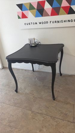 Wood table, gaming table/dining room table