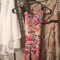 Lot Of 4 Super Cute Woman's Dresses Size Small