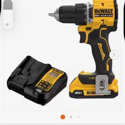 DEW ALT Atomic 20V Lithium-Ion Cordless Compact 1/2 in. Drill/Driver Kit with 2.0Ah Battery and Charger
