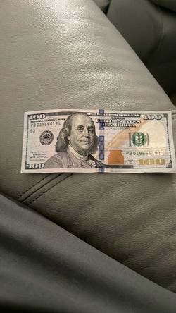 Happy birthday note $100 bill