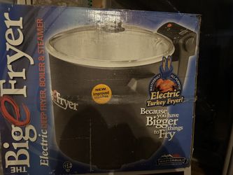 28 Quart Deep Fryer For turkeys, Steamer And Boiler