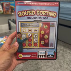 SOUND SORTING Rhyming Sounds CD Lakeshore Interactive Whiteboard Software Age 4+