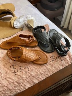 Excellent condition real leather sandals and flat shoes