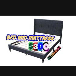 New Queen Size Bed And Mattress 