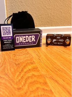 Oneder guitar effects pedal Gibson fender prs