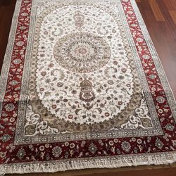 Vintage Pure Silk Rug