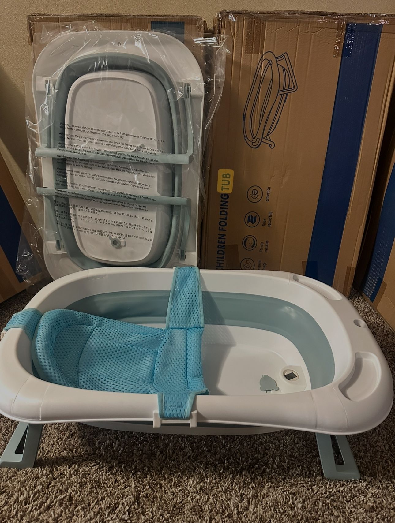 Brand New Baby Foldable Shower Tub In The Box Pick Up RIALTO