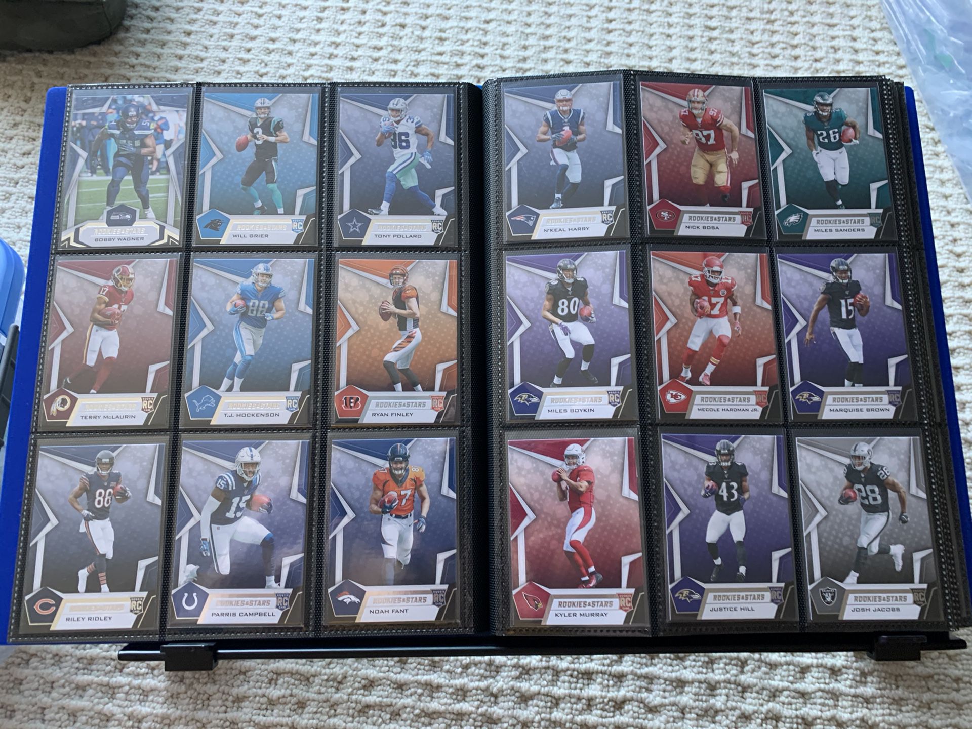 Complete base set 2019 Rookie & Stars inserts*