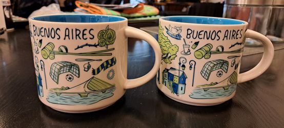 Pair of Starbuck Been There series mugs