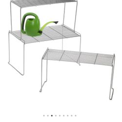 Large Flat Wire Stackable Shelves