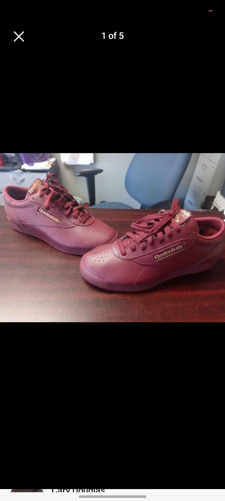 Brand New Reebok Classic Freestyle Women's Merlot Size 6
