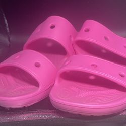 Hot Pink Crocs Sandals M8/W10