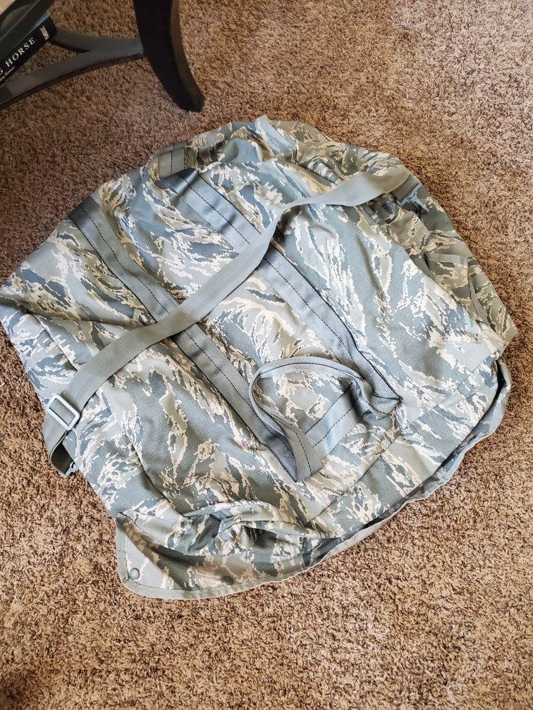 Large military duffle bag