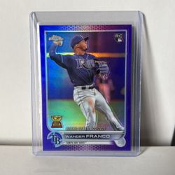 Wander Franco Topps rookie Refractor