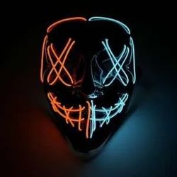 Halloween LED Mask Light Up Mask NEW