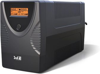 600V/360W Battery Backup & Surge Protector - Uninterruptible Power Supply with LCD Display