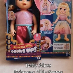 Baby Alive Princess Ellie Grows UP
