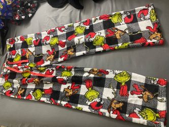 Grinch Christmas Fleece Pajama Pants