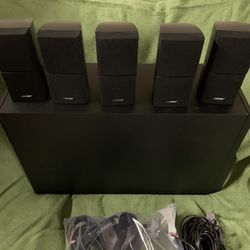 Bose Acoustimass 10 Series II Home Theater Speaker Black